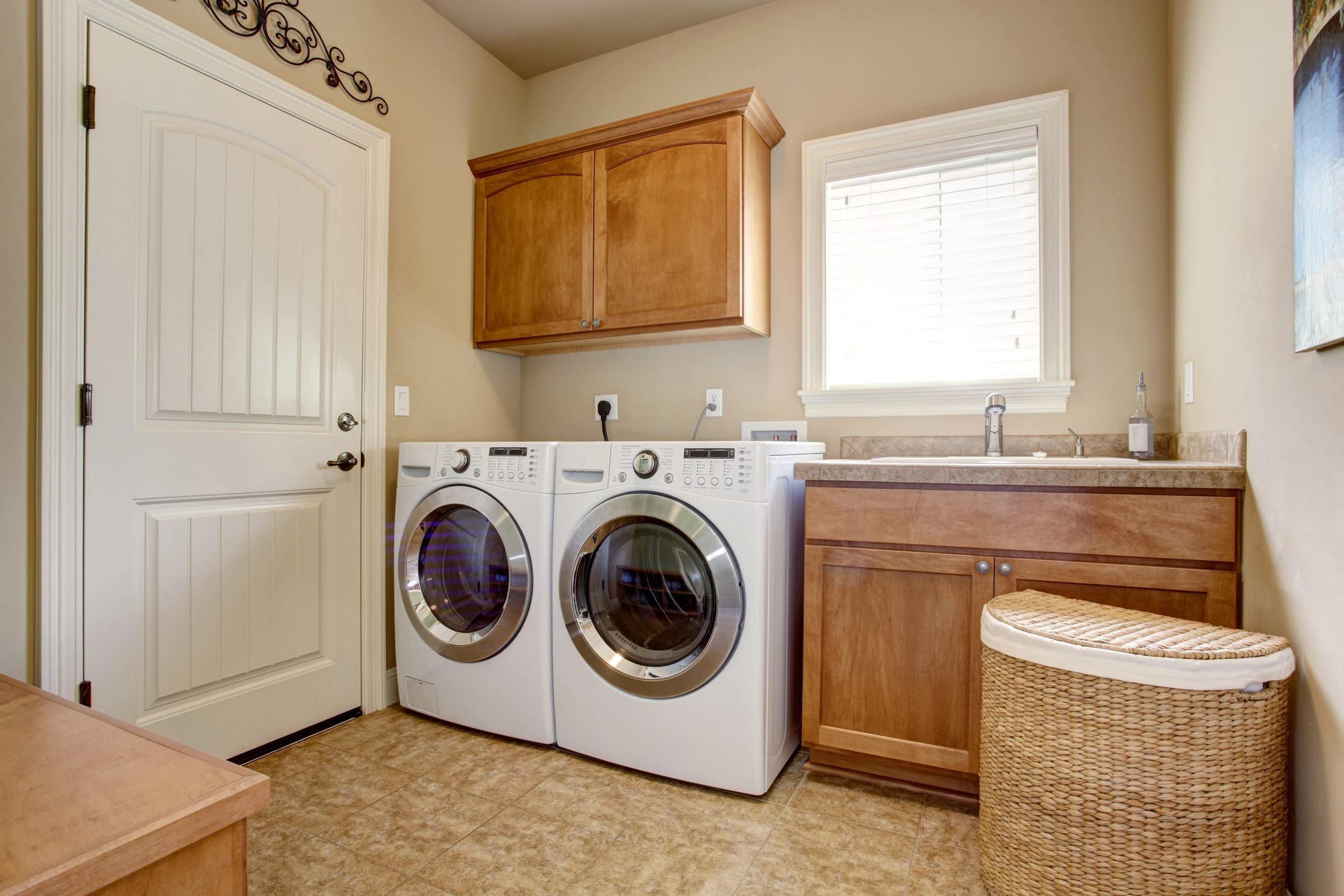 laundry-room-conservation laundry room with washer and dryer